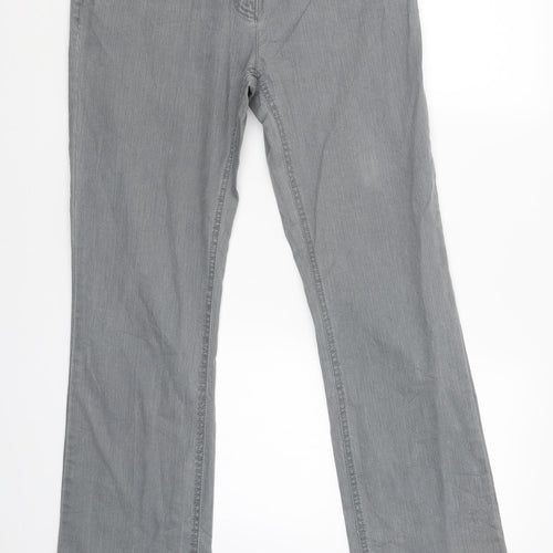 Yessica Womens Grey   Capri Trousers Size 12 L28 in
