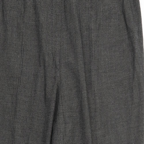 Ibris Style Womens Grey   Capri Trousers Size 44 L26 in