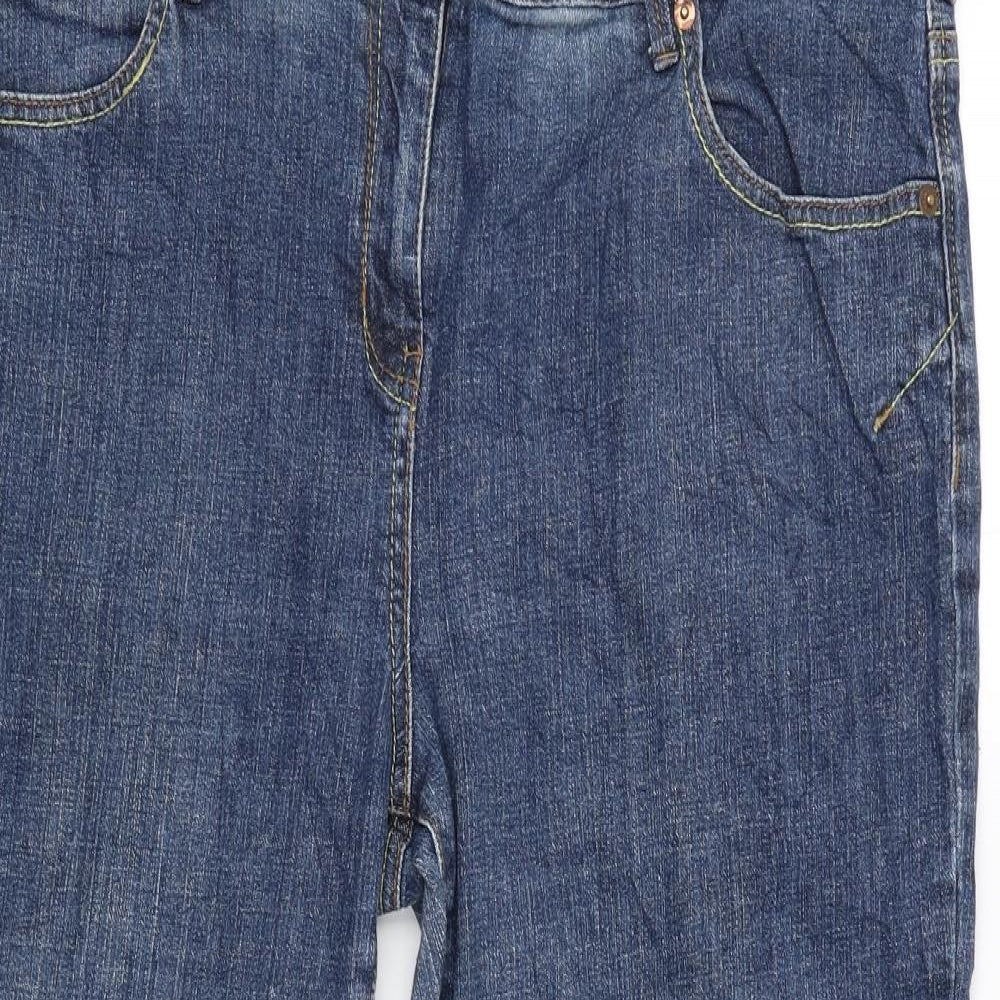 Joules Womens Blue   Cropped Jeans Size 18 L21 in