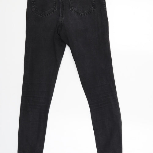 Denim & Co. Womens Black   Skinny Jeans Size 8 L27.5 in