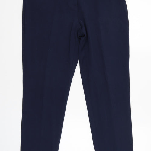 M&S Womens Blue   Trousers  Size 12 L25 in
