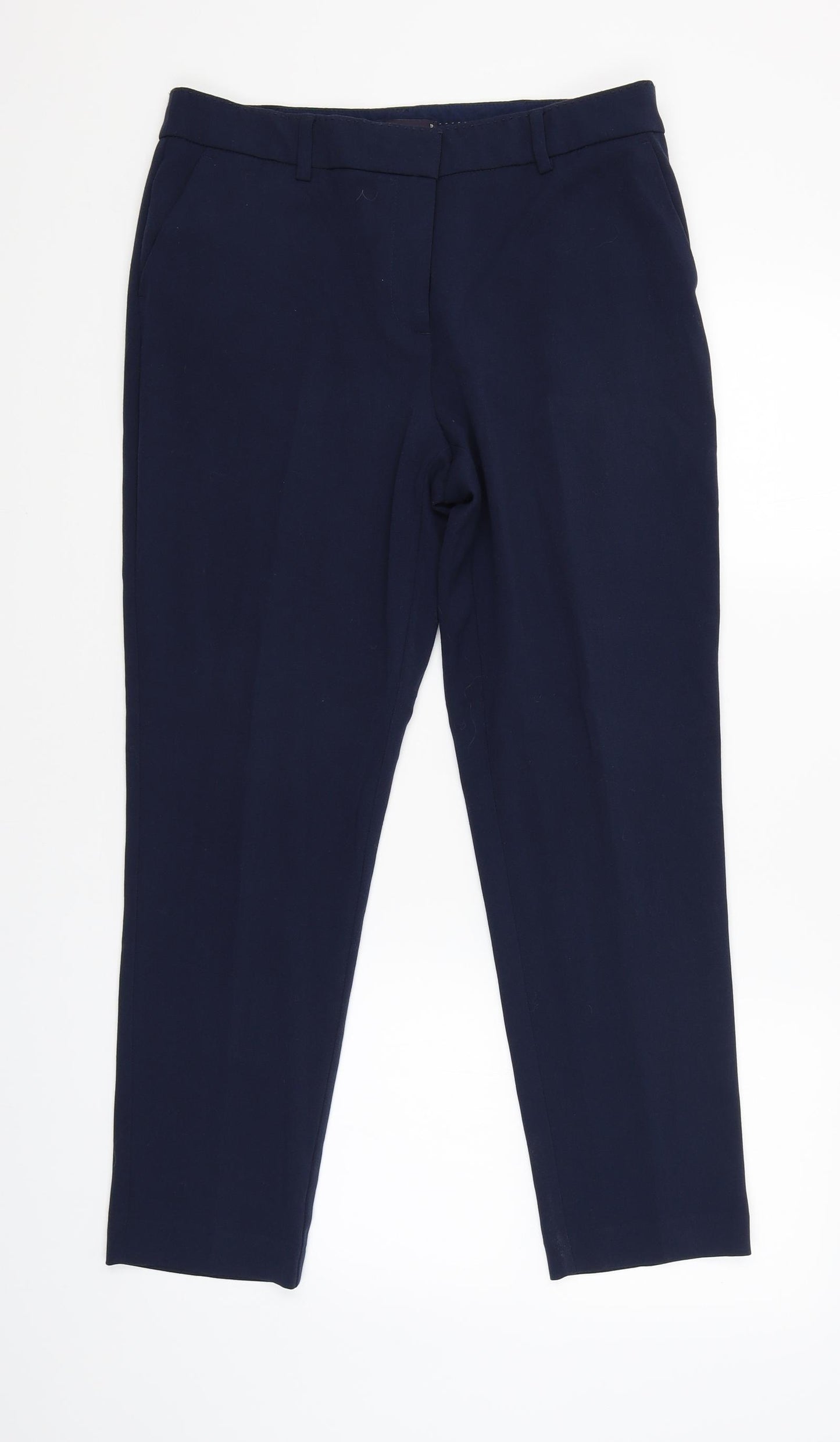 M&S Womens Blue   Trousers  Size 12 L25 in
