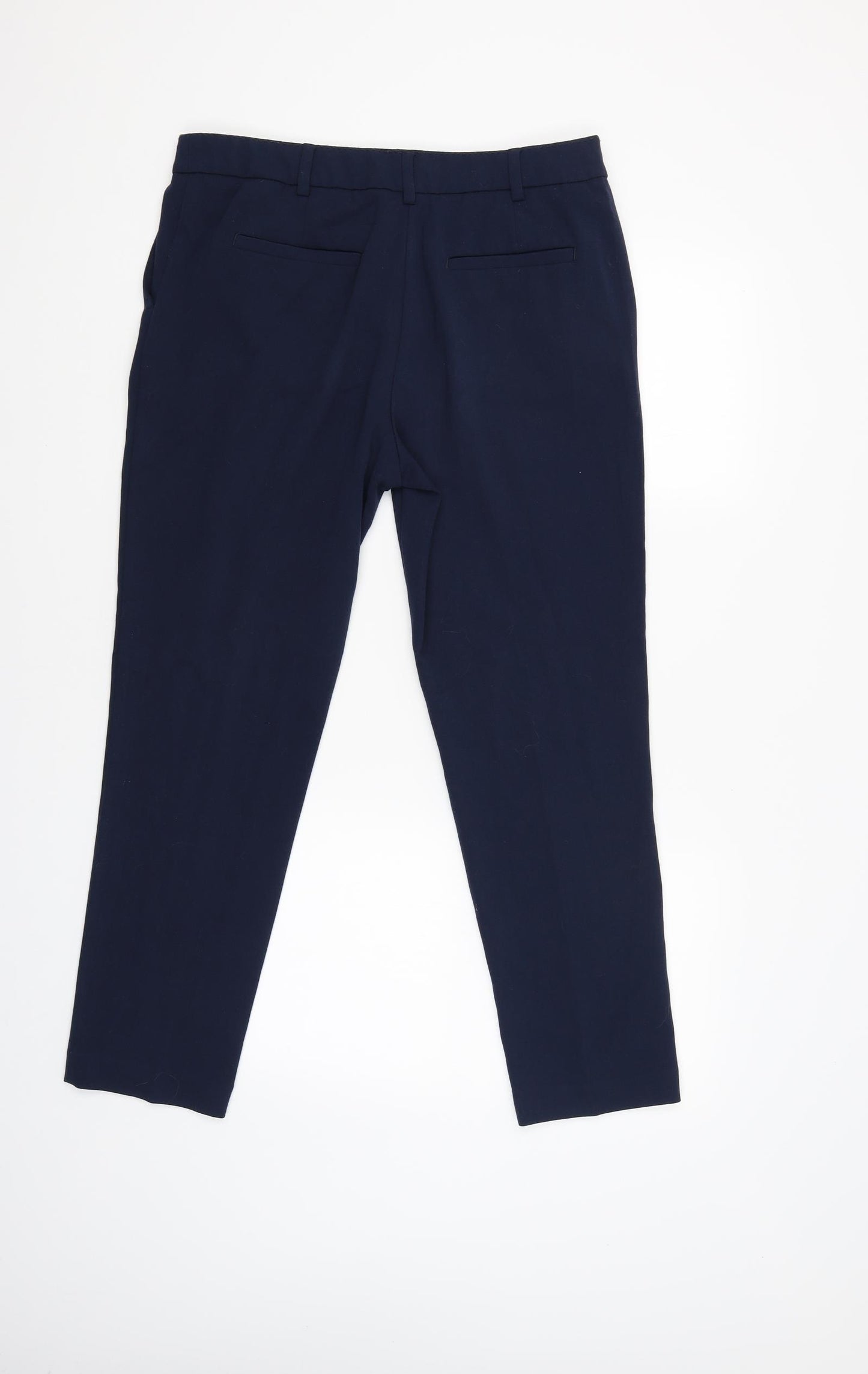 M&S Womens Blue   Trousers  Size 12 L25 in