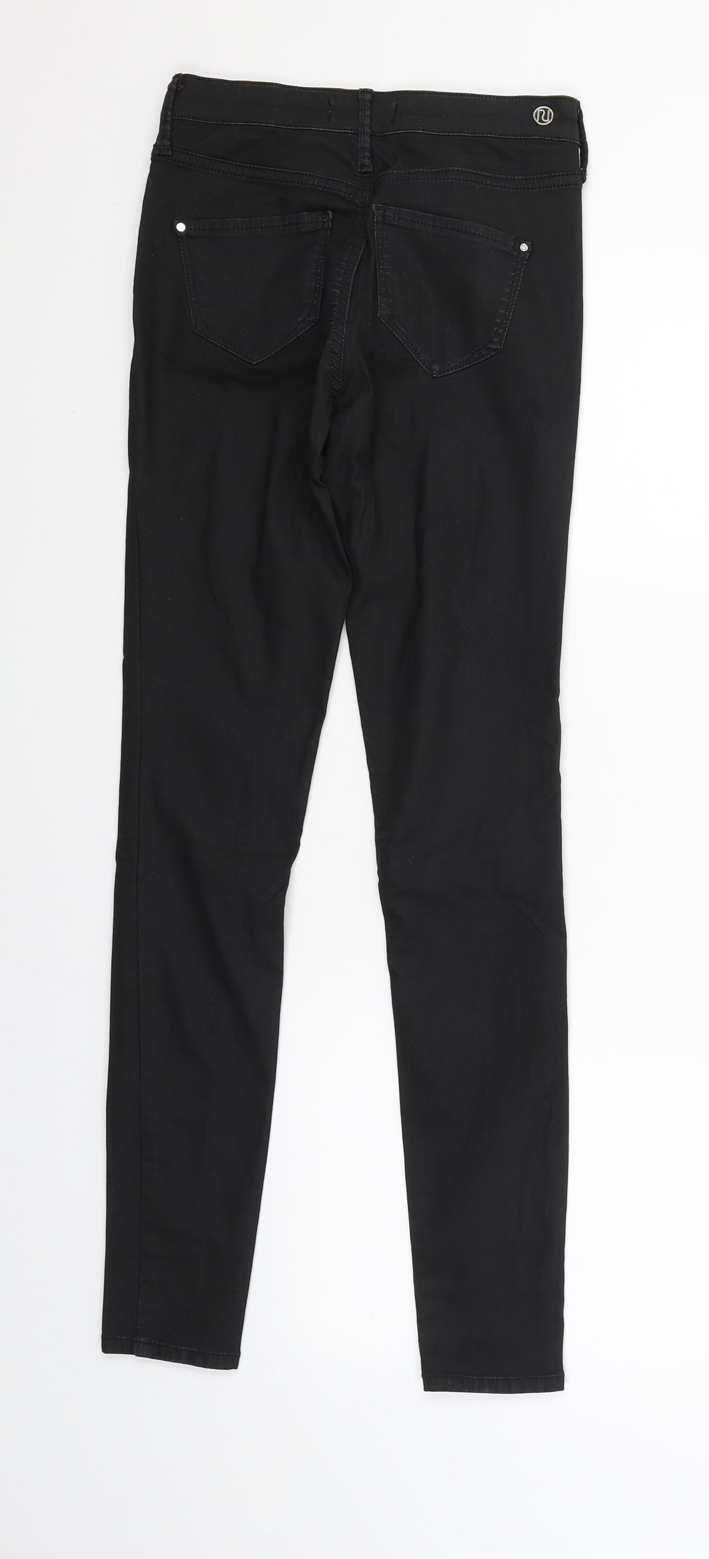 River Island Womens Black   Capri Trousers Size 8 L28 in