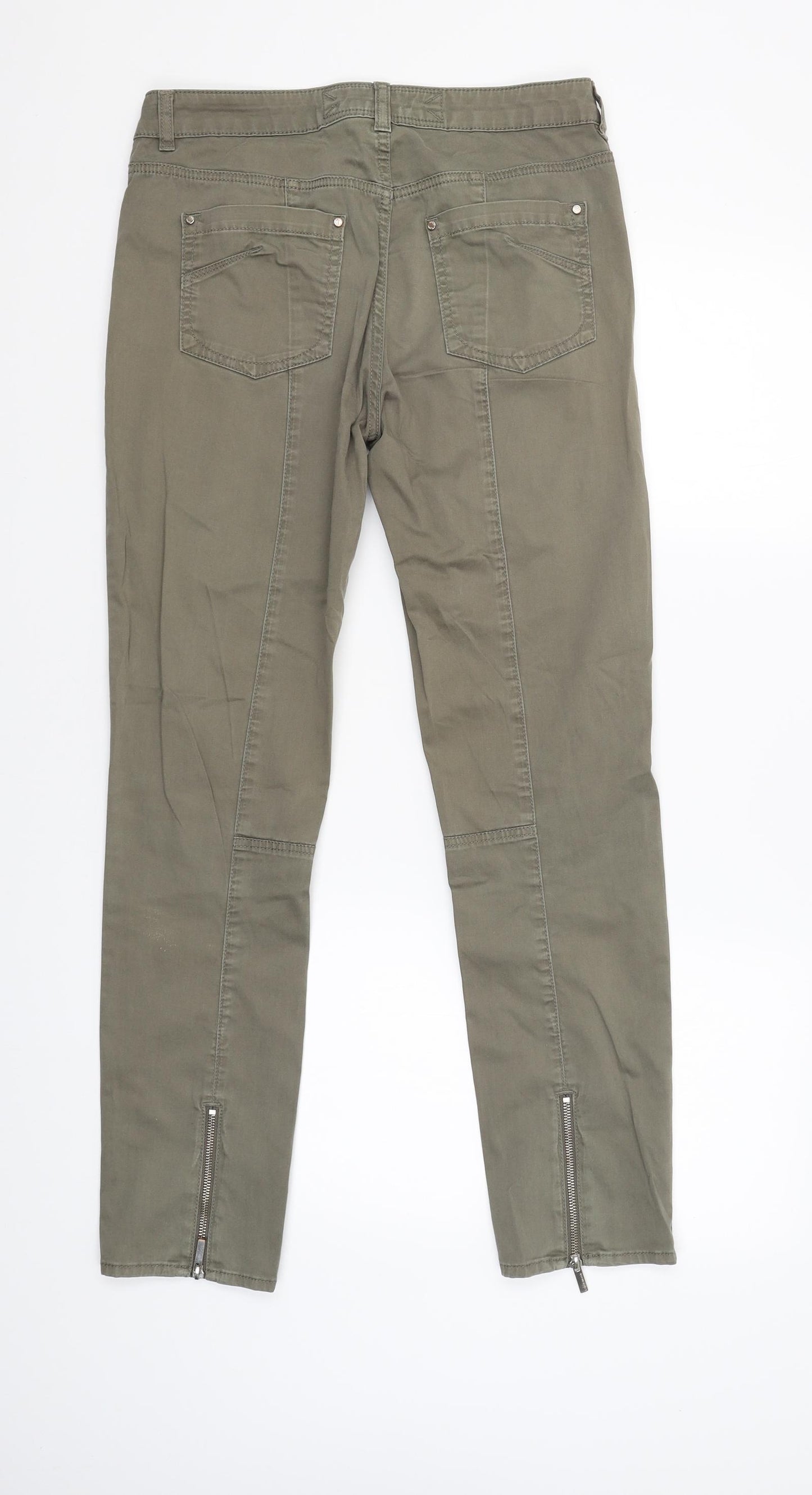 Karen Millen Womens Beige   Cargo Trousers Size 12 L28 in