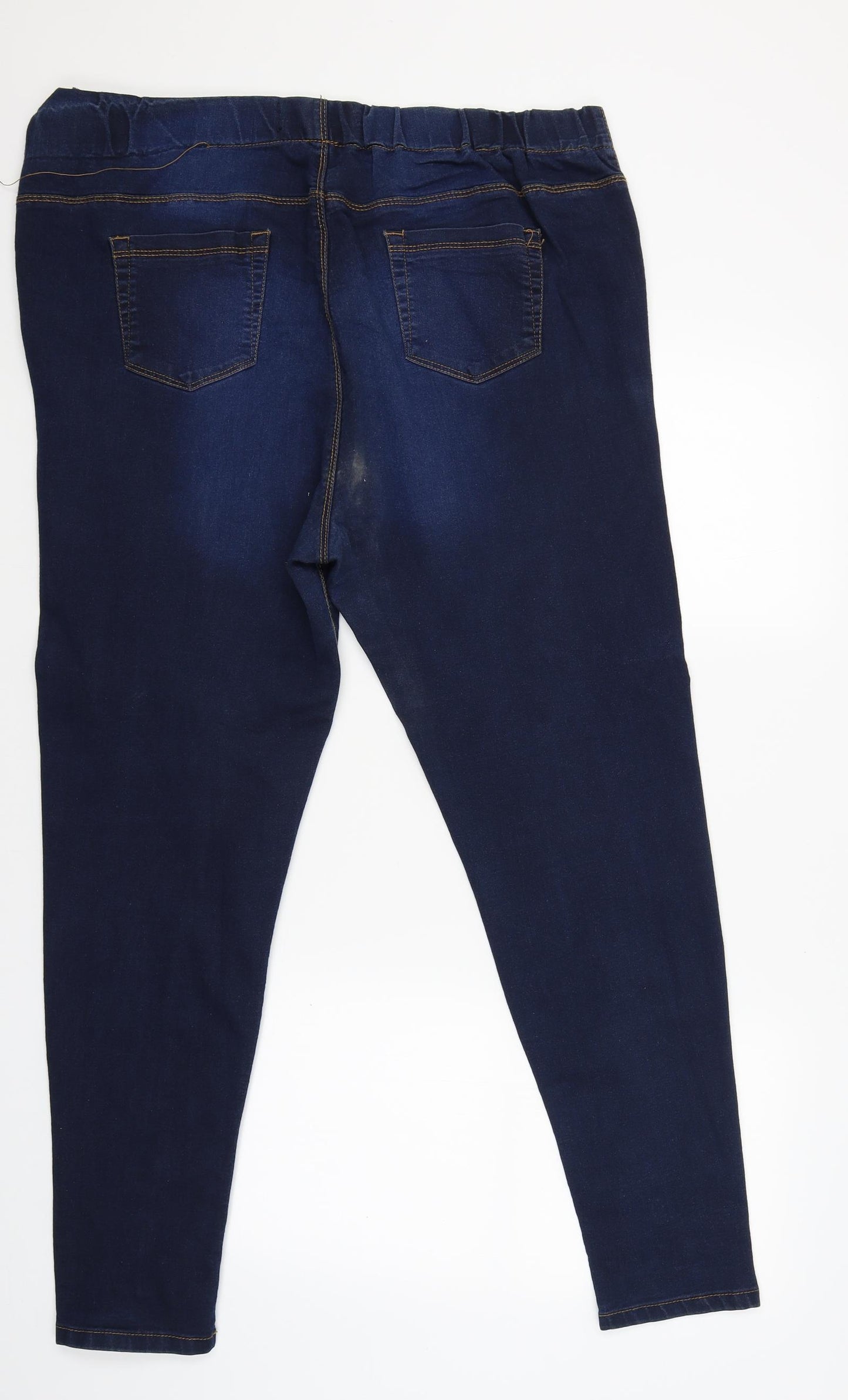 Yours Womens Blue   Jegging Trousers Size 22 L29 in