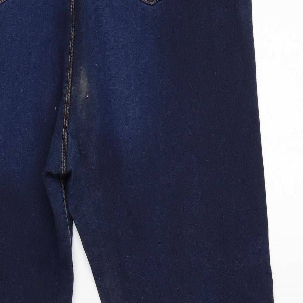 Yours Womens Blue   Jegging Trousers Size 22 L29 in