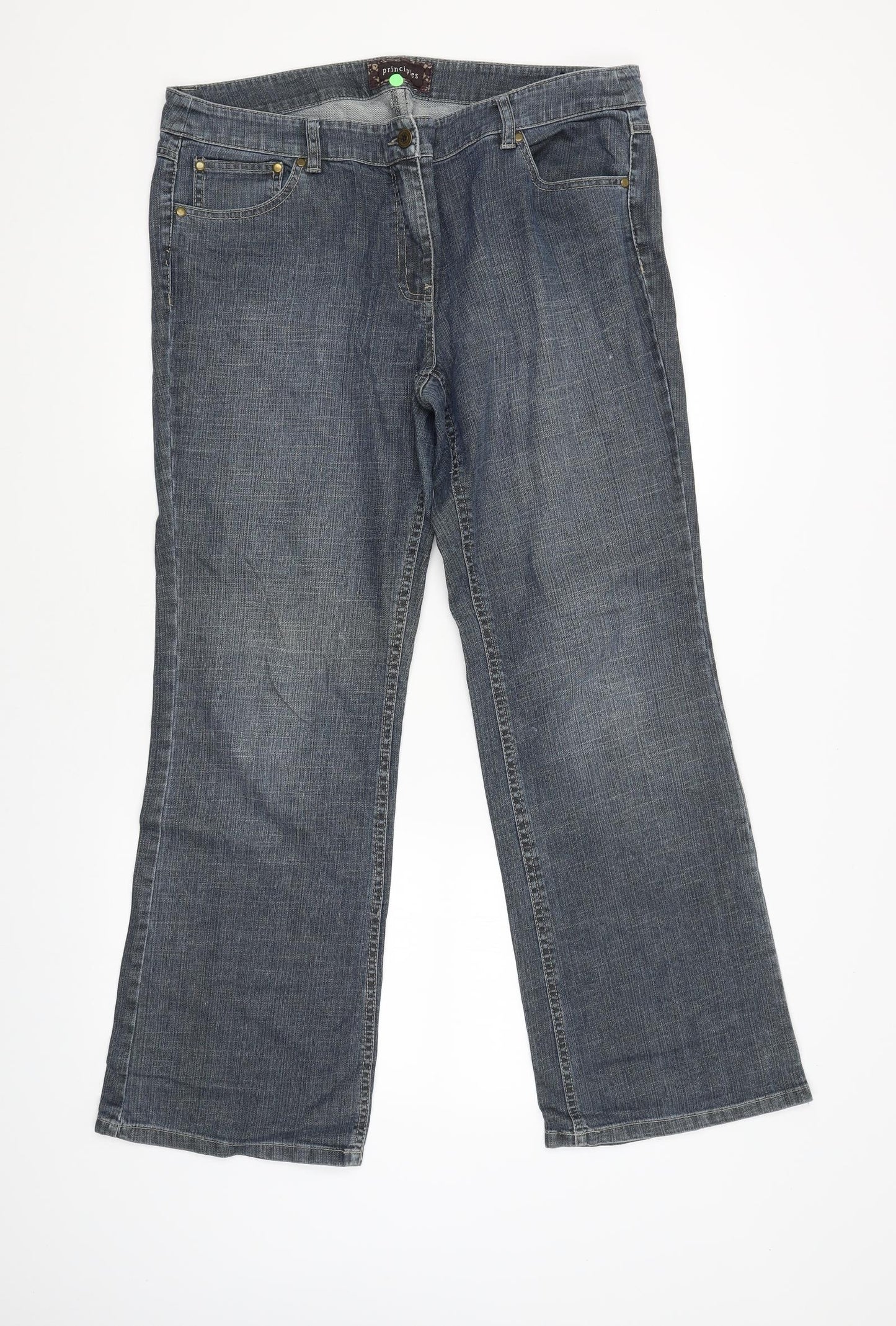 Principles Womens Blue   Straight Jeans Size 16 L29 in