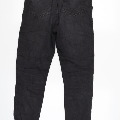 Preworn Girls Black   Straight Jeans Size 13-14 Years