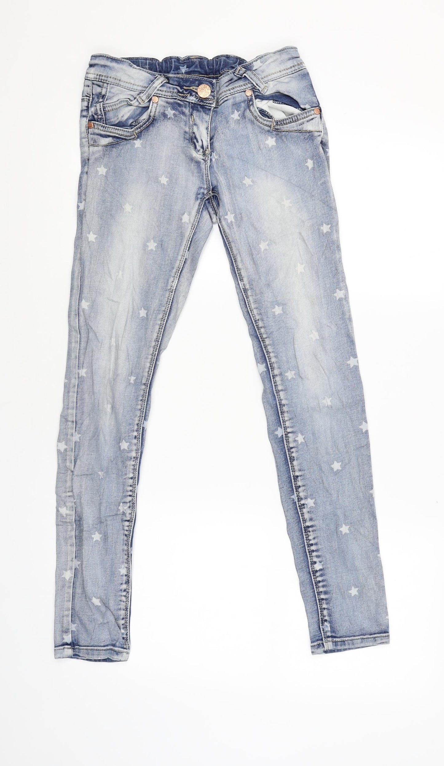 Here There Girls Blue   Skinny Jeans Size 12-13 Years