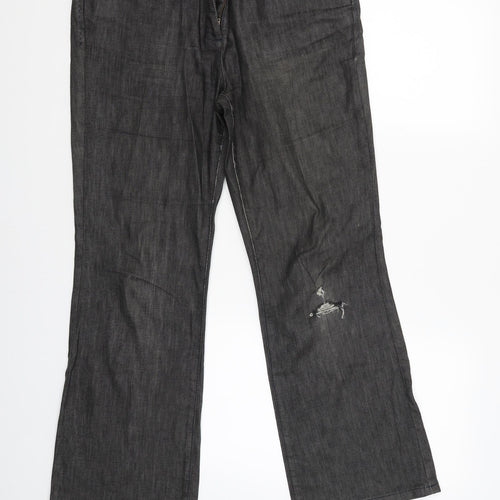 Principles Womens Black   Straight Jeans Size 14 L27 in