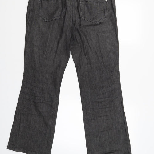 Principles Womens Black   Straight Jeans Size 14 L27 in