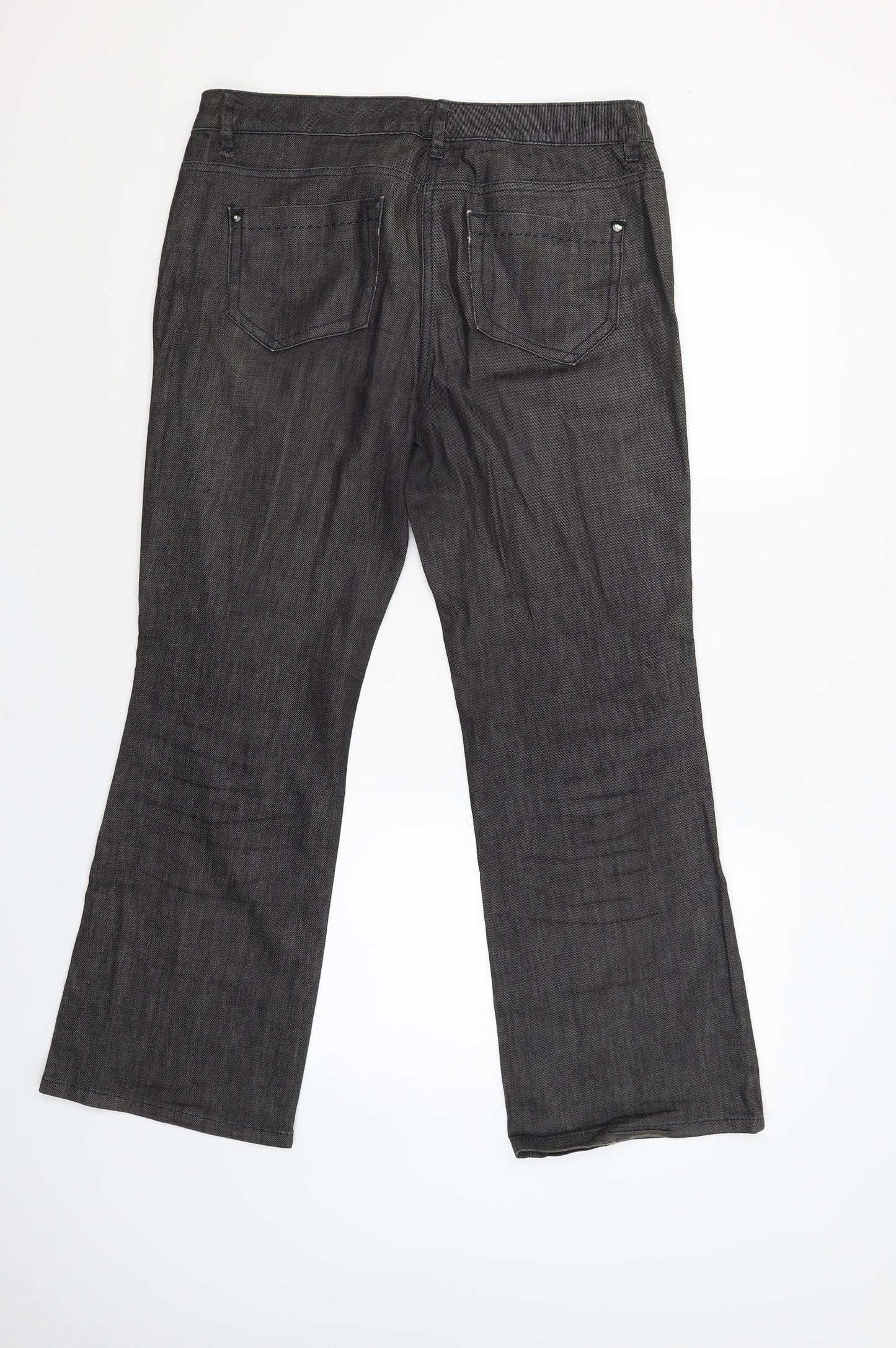 Principles Womens Black   Straight Jeans Size 14 L27 in