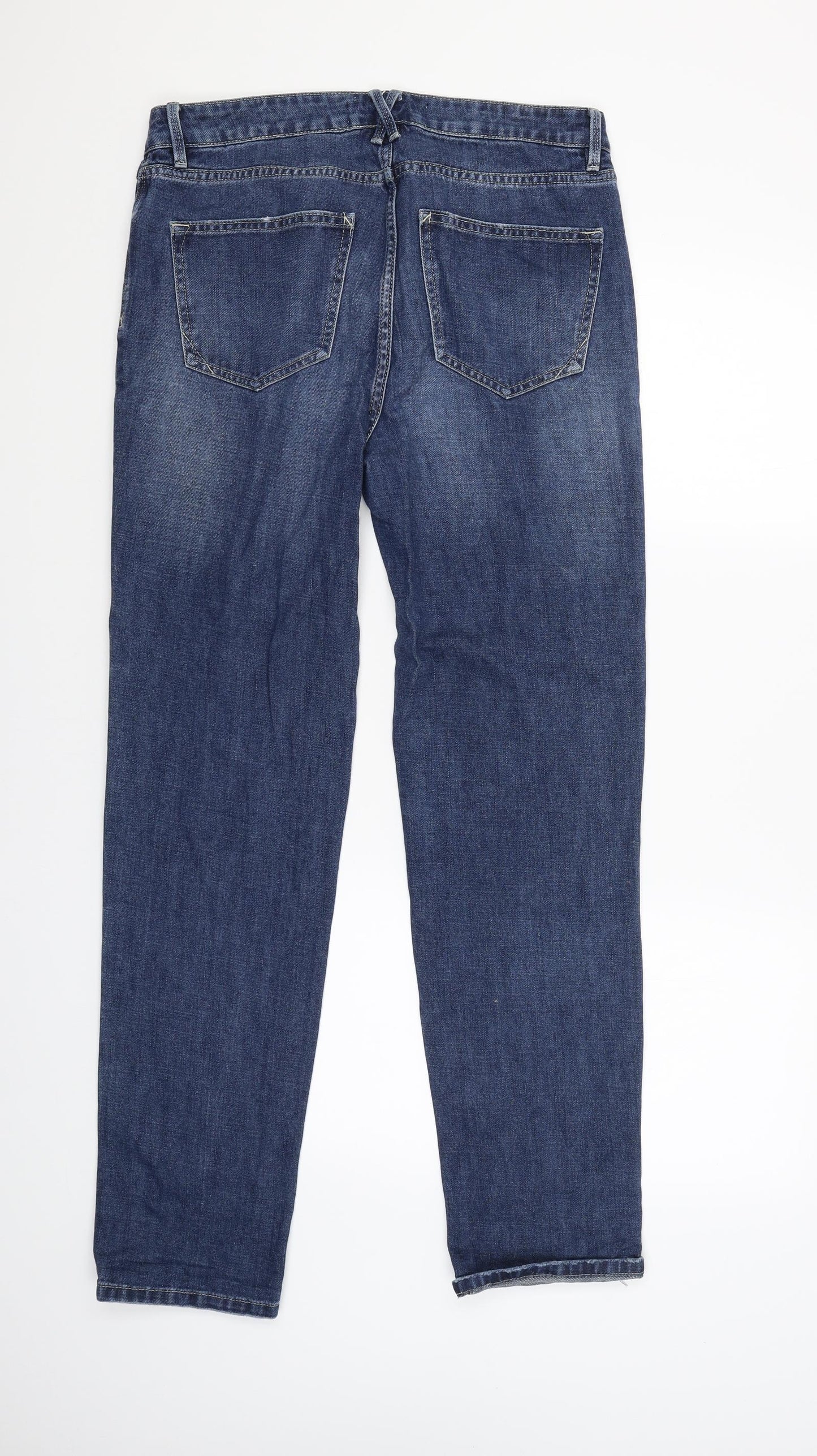NEXT Womens Blue   Boyfriend Jeans Size 10 L29 in