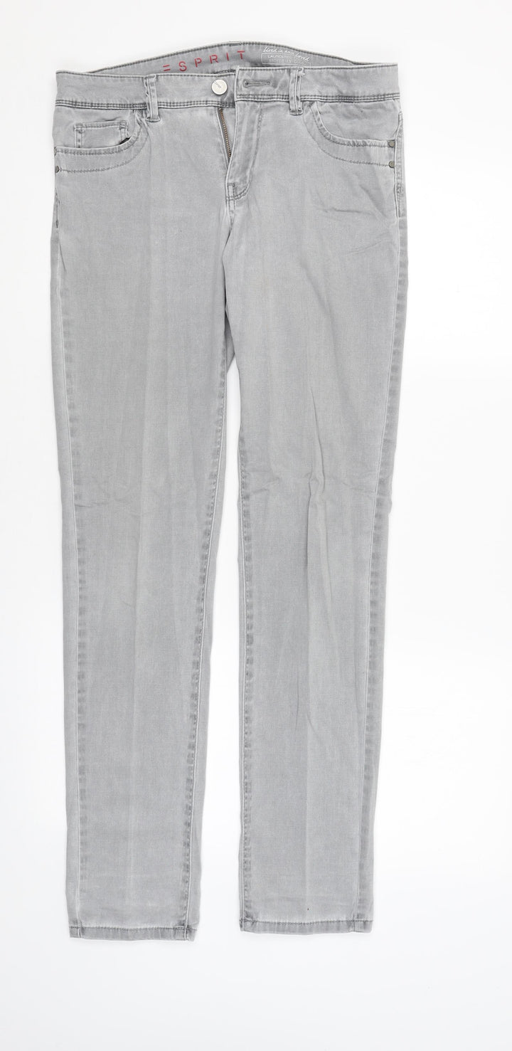 Esprit Womens Grey   Capri Trousers Size 32 L30 in