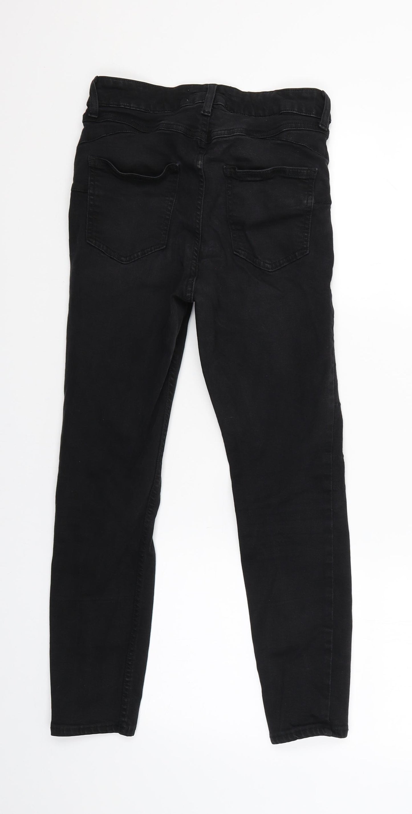New Look Womens Black   Straight Jeans Size 10 L24 in