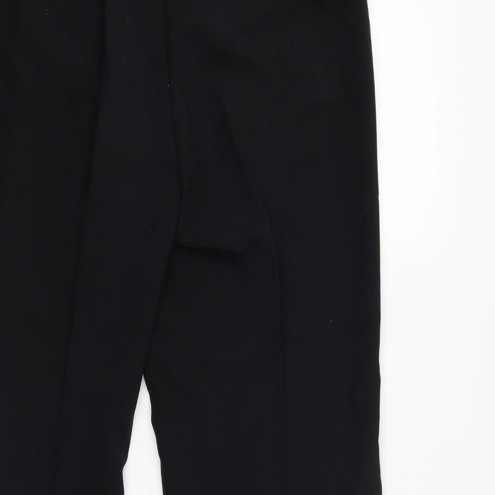 M&S Womens Black   Trousers  Size 16 L27 in