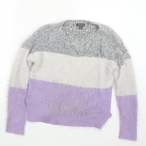 Primark Womens Purple  Knit Pullover Jumper Size 10