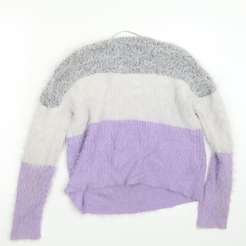 Primark Womens Purple  Knit Pullover Jumper Size 10