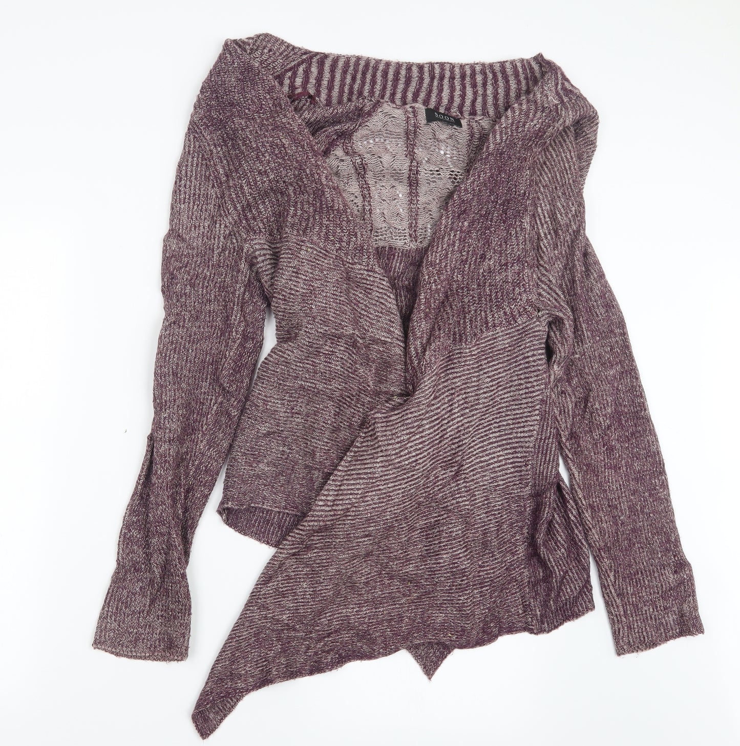 Soon Womens Purple  Knit Cardigan Jumper Size 18