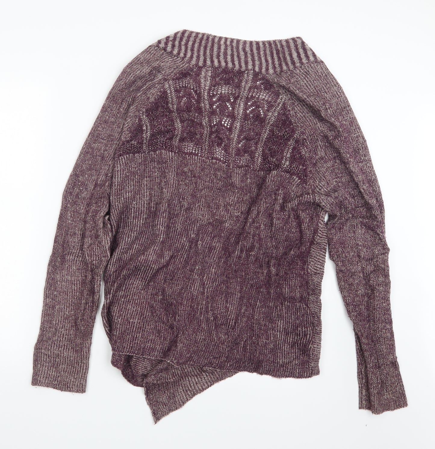 Soon Womens Purple  Knit Cardigan Jumper Size 18
