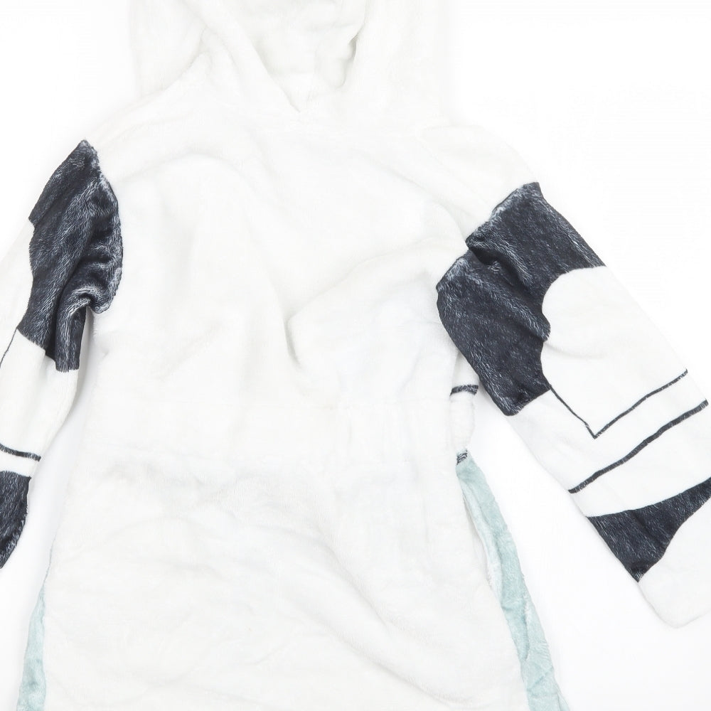 Star Wars Boys White Geometric   Robe Size 6-7 Years  - Star Wars