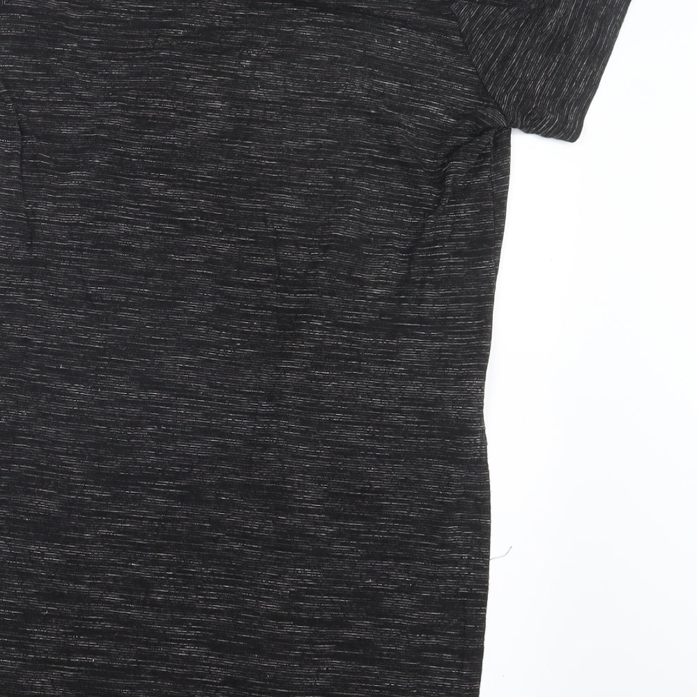 Atmosphere Womens Black   Basic T-Shirt Size 10  - Open Shoulders