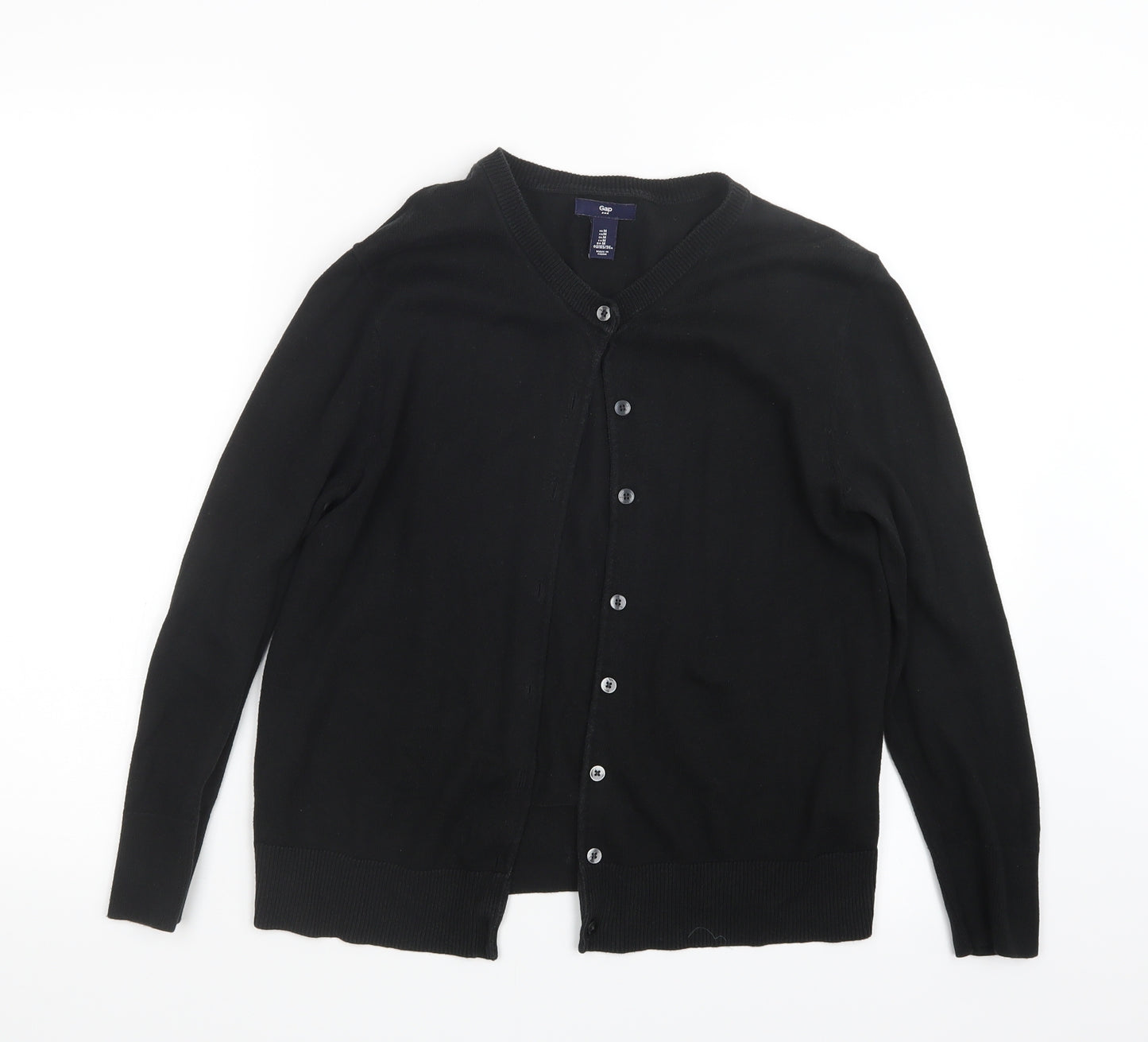 Gap Womens Black  Knit Cardigan Jumper Size M