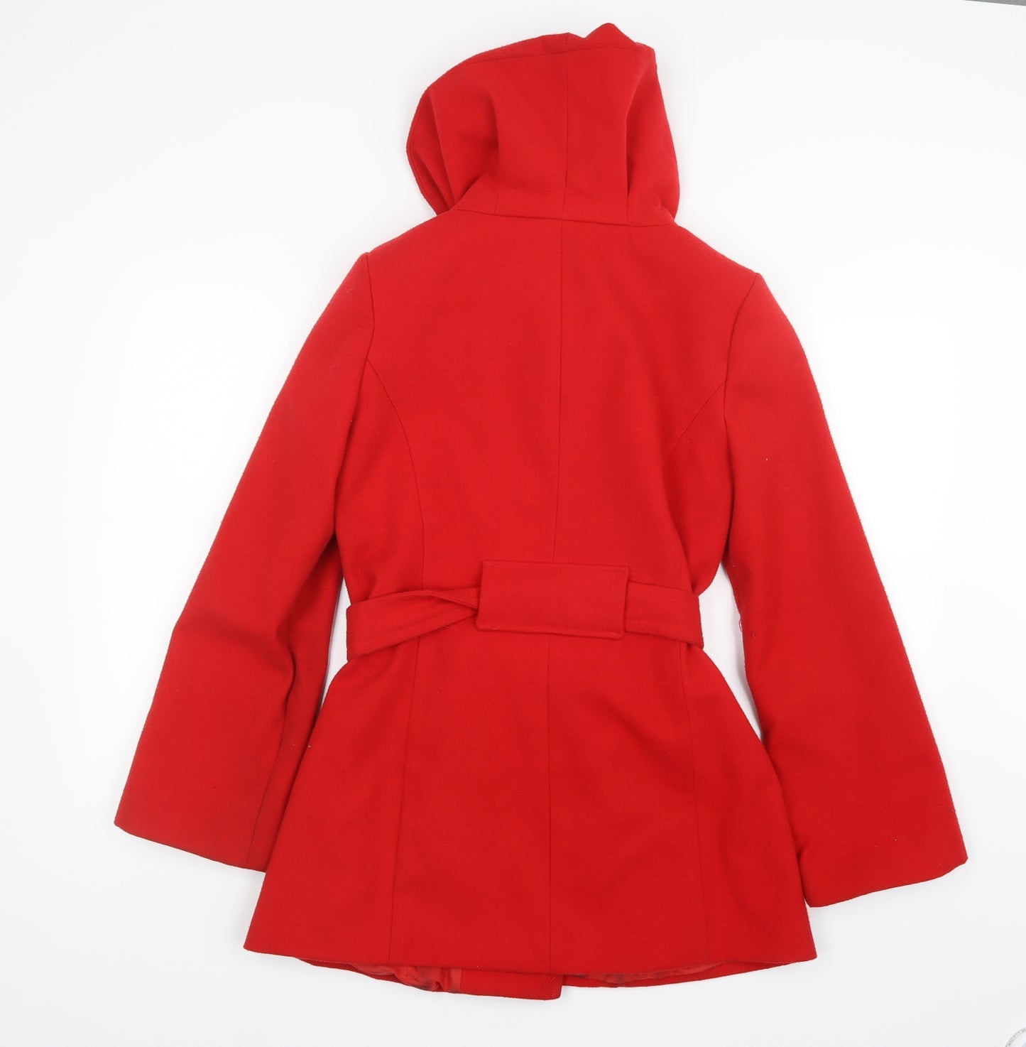 Soon Womens Red   Pea Coat Coat Size 10