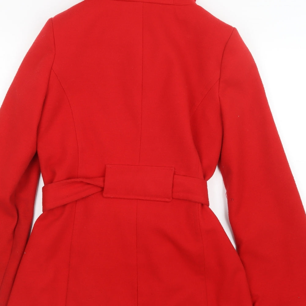 Soon Womens Red   Pea Coat Coat Size 10