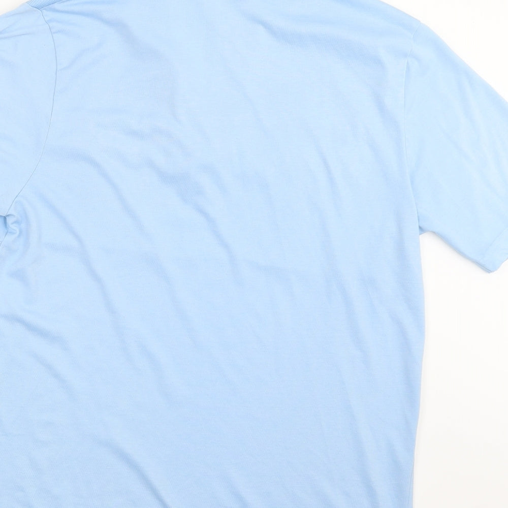 Tom Hagan Mens Blue    Polo Size M