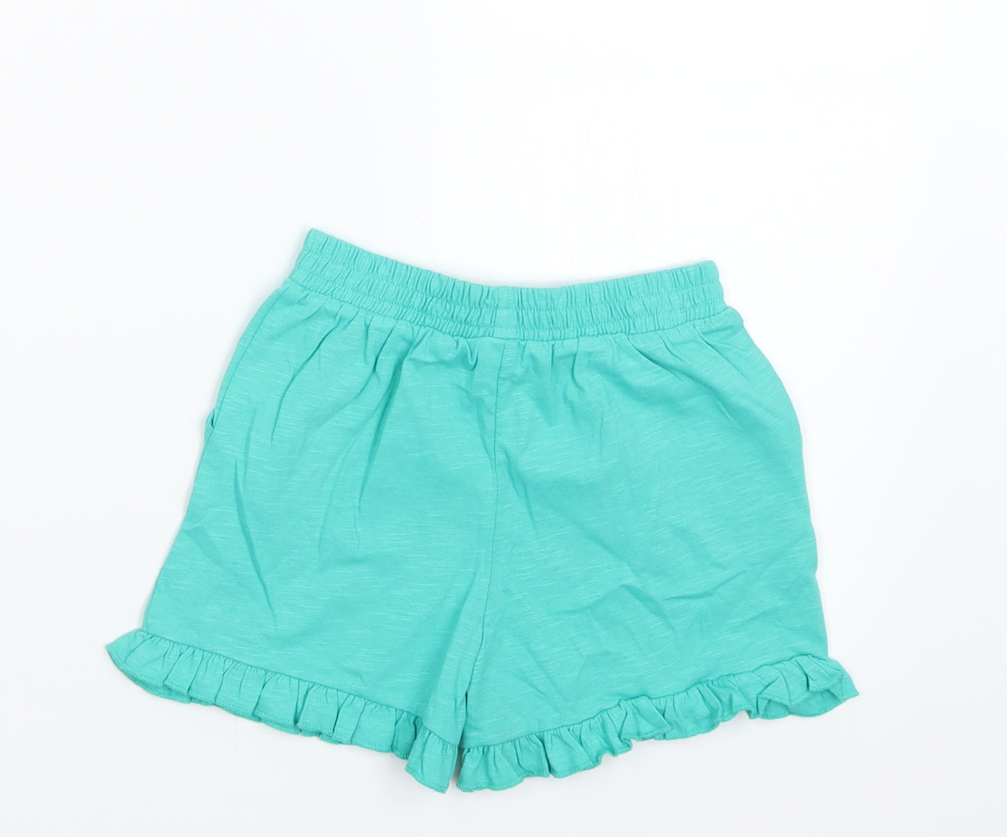 TU Girls Green   Boyfriend Shorts Size 4-5 Years