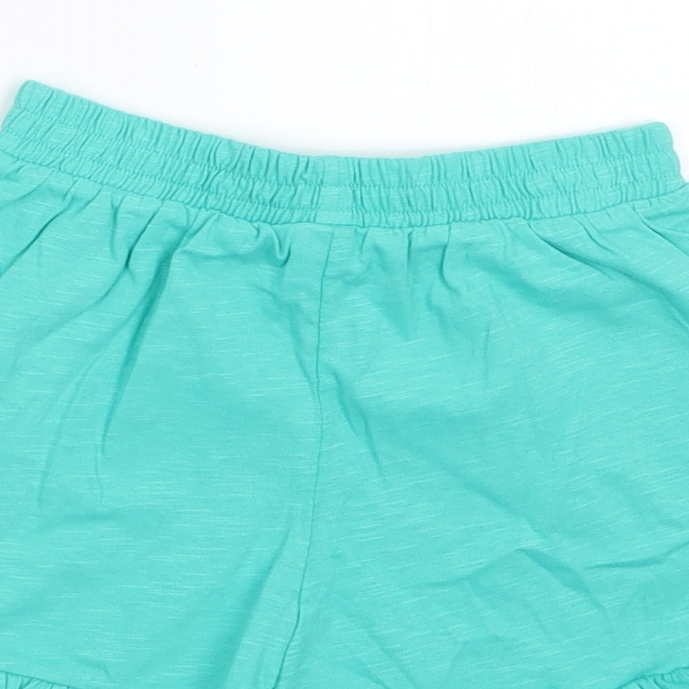 TU Girls Green   Boyfriend Shorts Size 4-5 Years