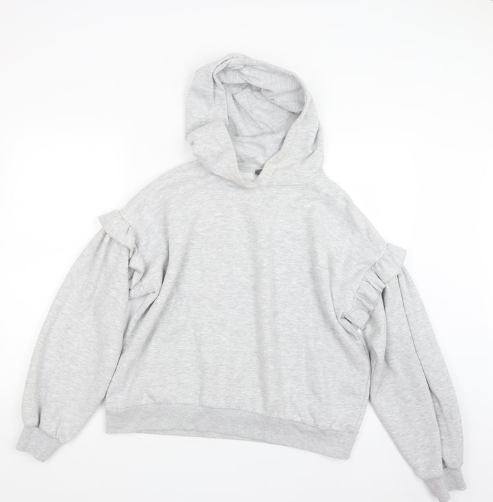 Primark Womens Grey   Pullover Hoodie Size 10