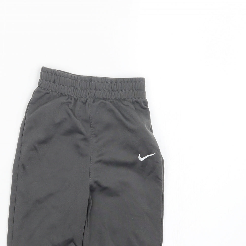 Nike Boys Grey   Jogger Trousers Size 24 Months