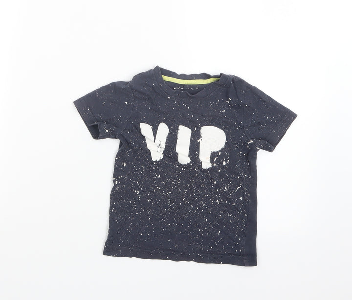 Nutmeg Boys Blue   Basic T-Shirt Size 2-3 Years