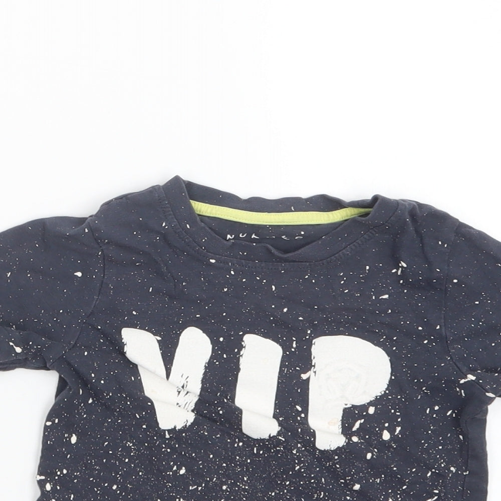 Nutmeg Boys Blue   Basic T-Shirt Size 2-3 Years