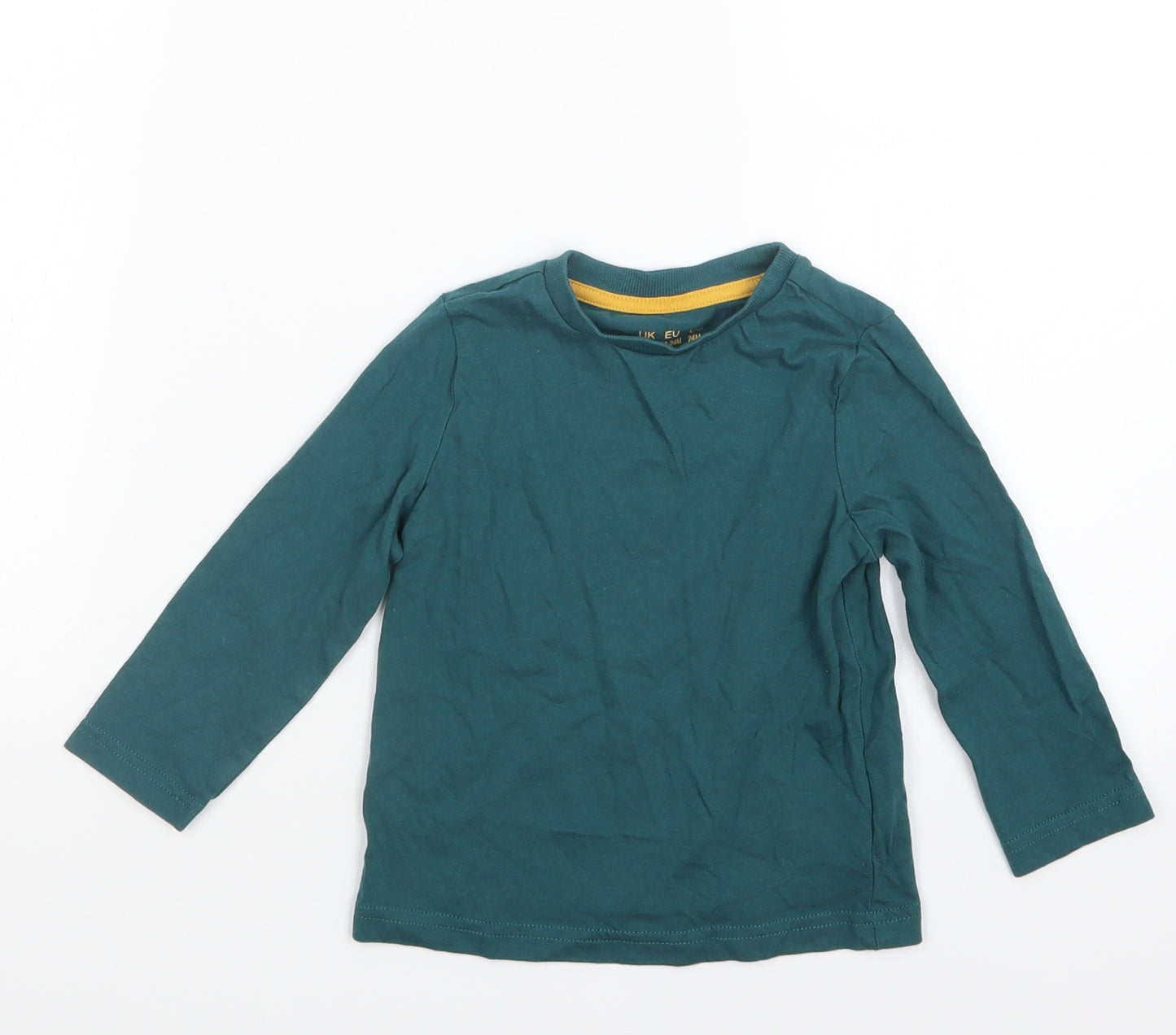 F&F Boys Green   Basic T-Shirt Size 18-24 Months