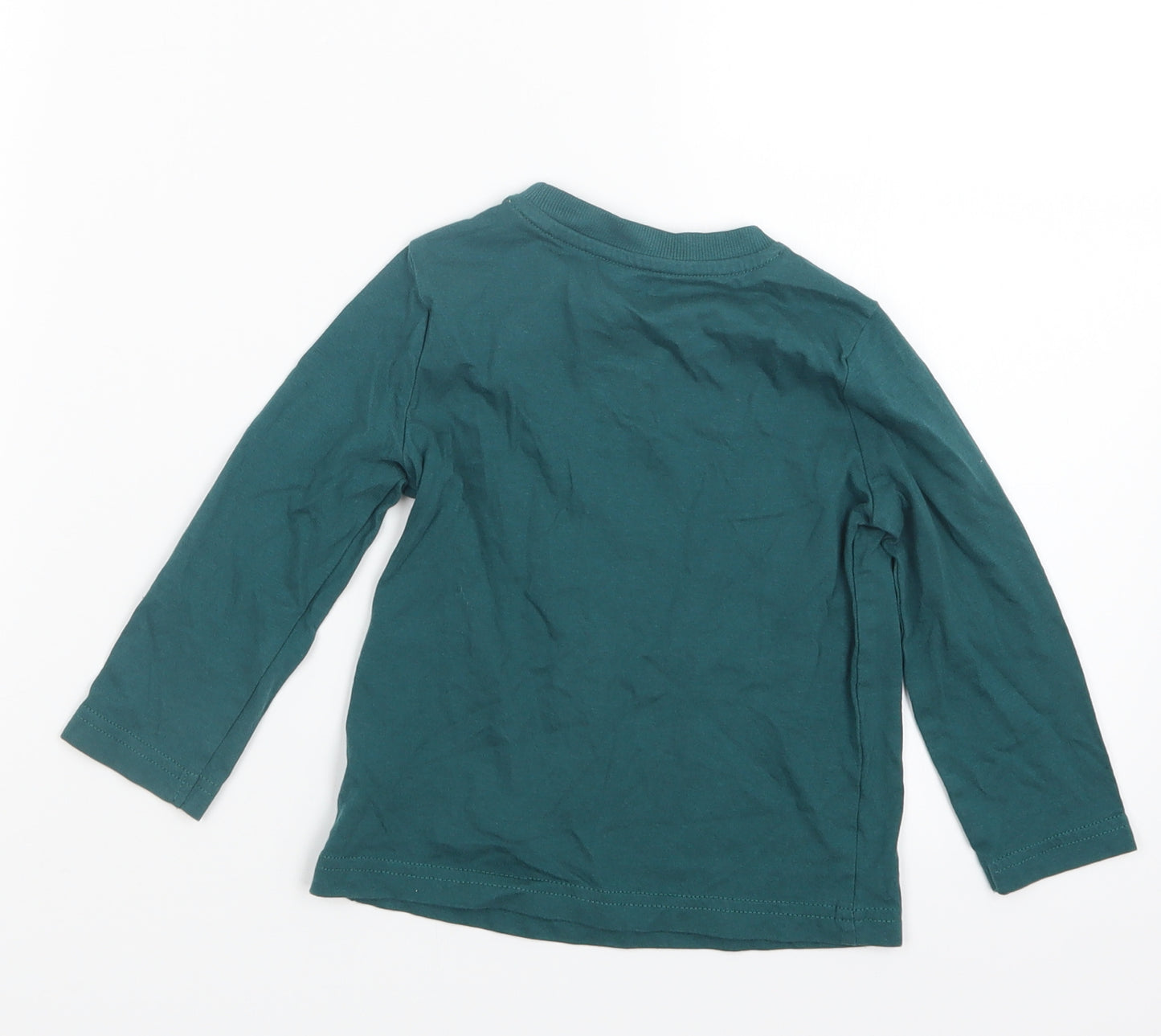 F&F Boys Green   Basic T-Shirt Size 18-24 Months