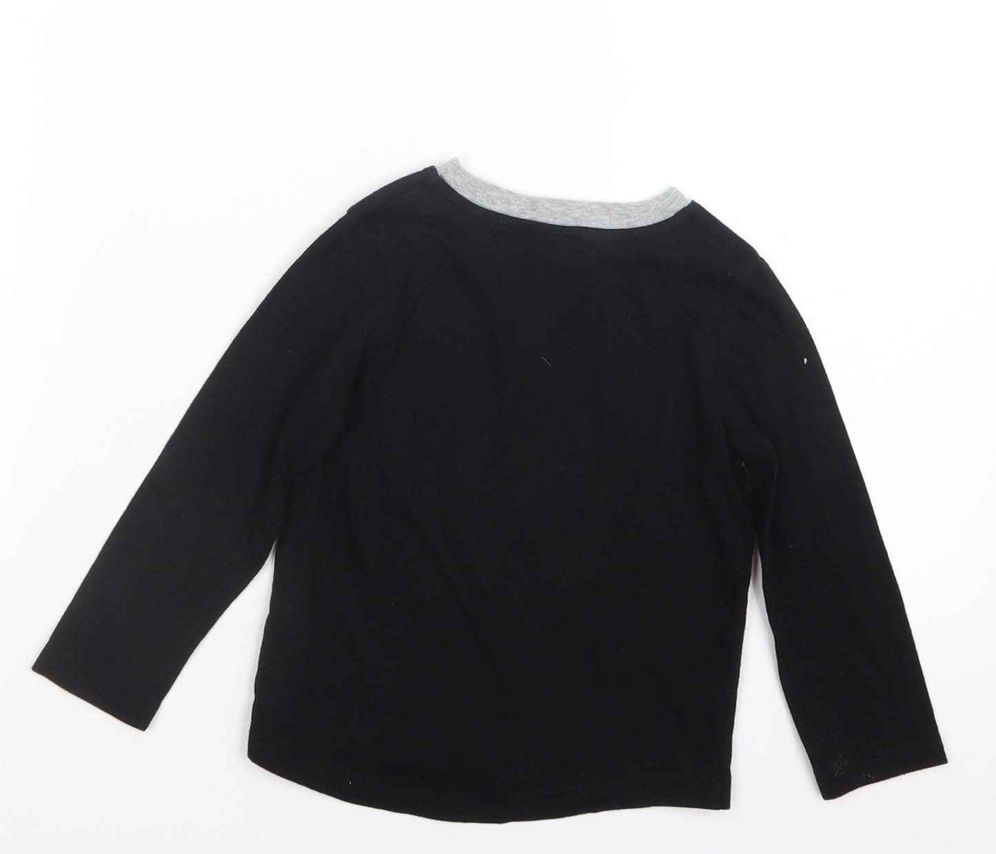 Okie Dokie Boys Black   Basic T-Shirt Size 3 Years