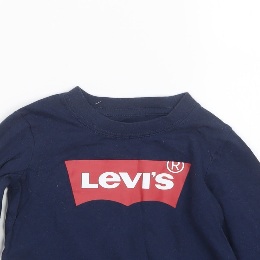 Levi's Boys Blue   Basic T-Shirt Size 2-3 Years