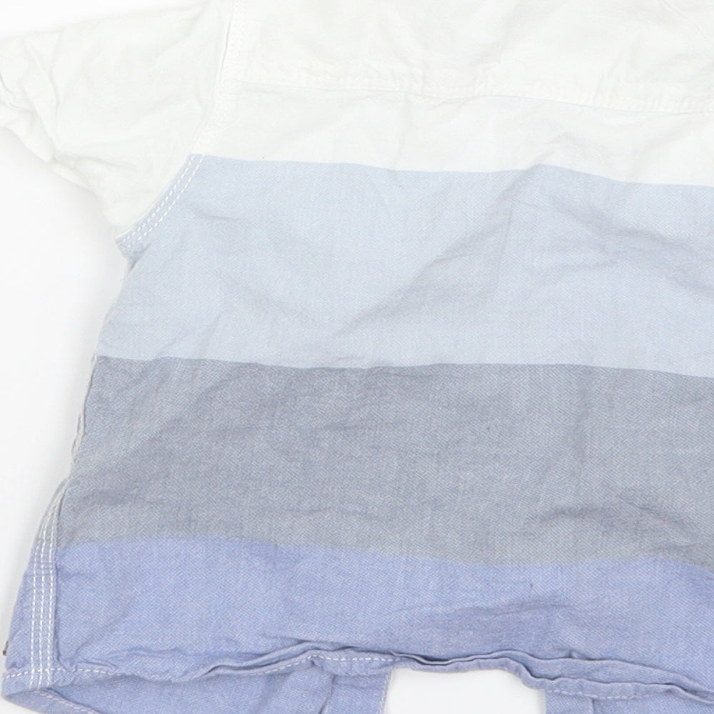 F&F Boys Blue   Basic Button-Up Size 12-18 Months