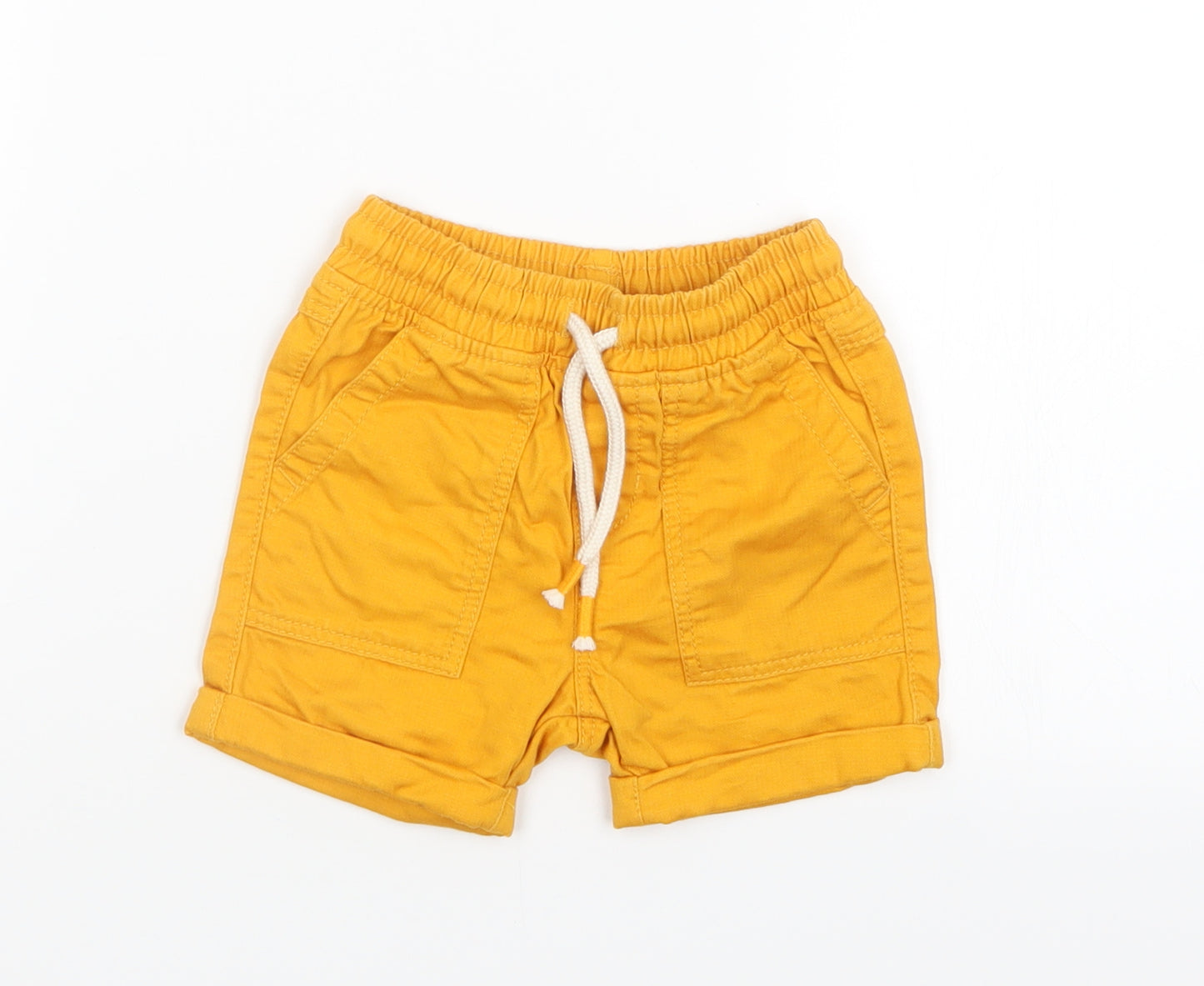 TU Boys Yellow   Cropped Trousers Size 12-18 Months