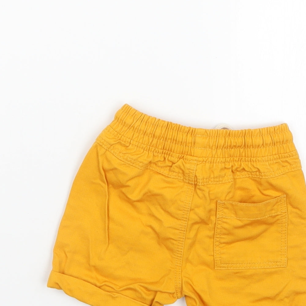 TU Boys Yellow   Cropped Trousers Size 12-18 Months