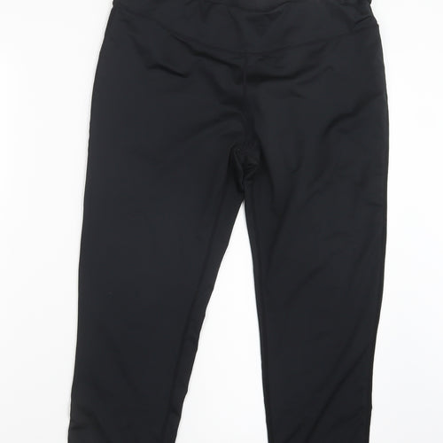 Preworn Womens Black   Capri Leggings Size XL L21 in