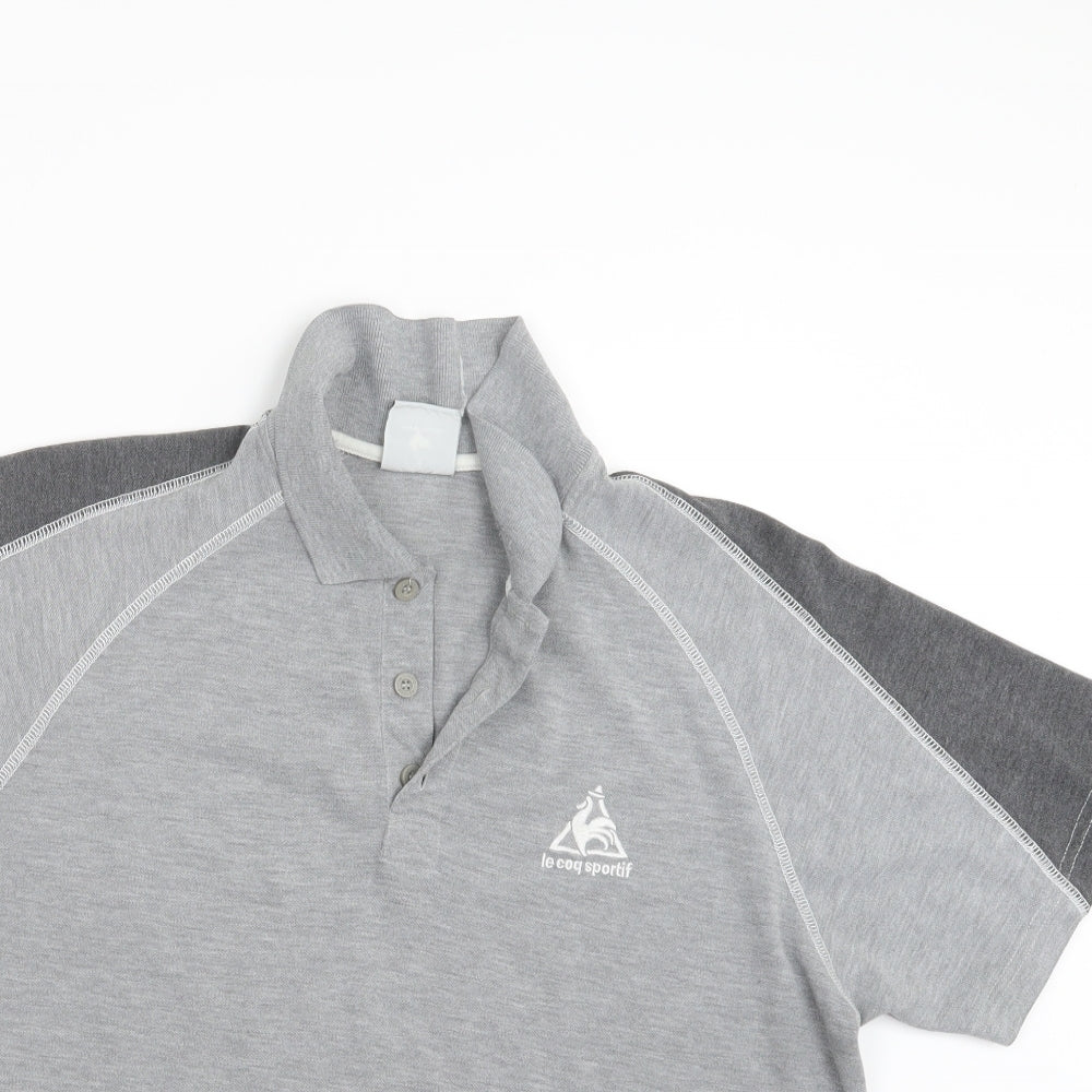 le coq sportif Mens Grey    Polo Size M