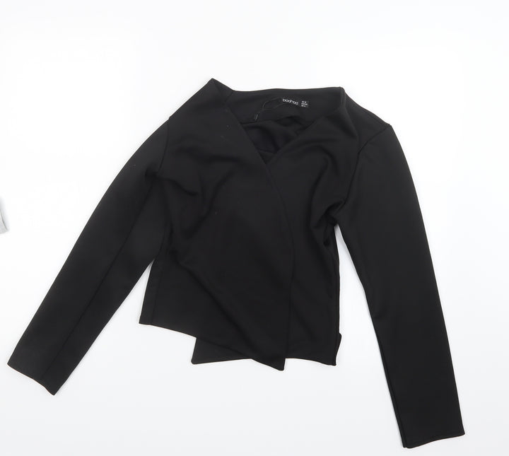 Boohoo Womens Black   Jacket  Size 12