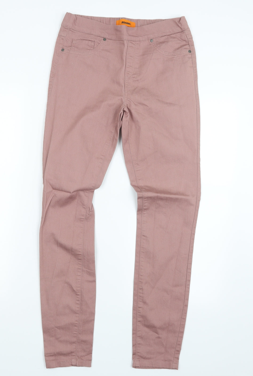 George Womens Pink  Denim Jegging Jeans Size 10 L29 in
