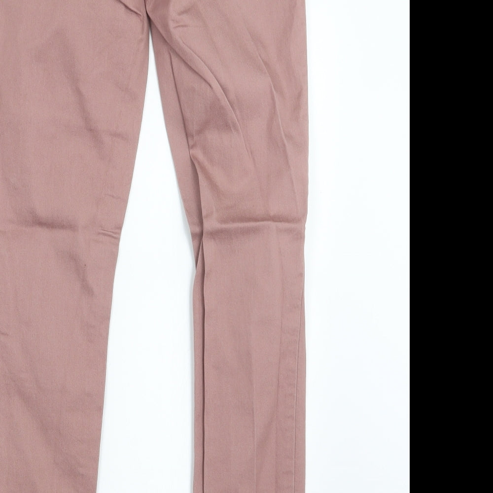 George Womens Pink  Denim Jegging Jeans Size 10 L29 in