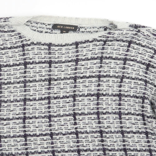 QED London Womens Blue  Knit Pullover Jumper Size L